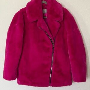 ASOS Fuchsia Teddy Jacket